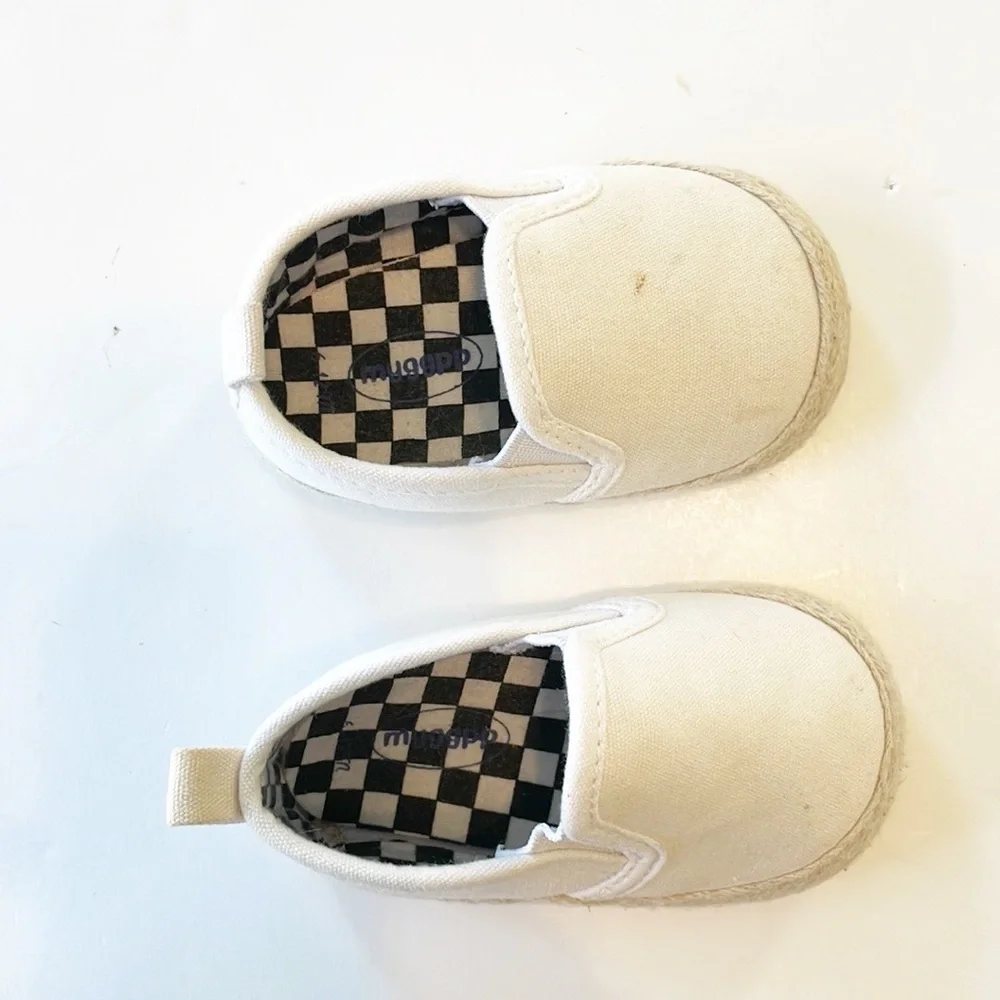 Myggpp baby girls white shoes
